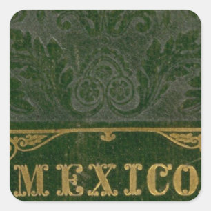 Mexiko und Guatemala Quadratischer Aufkleber