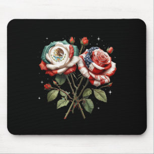 Mexiko USA-Flagge Mexikanische Flagge Amerikanisch Mousepad