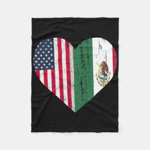 Mexiko USA Flaggenpatriot mexikanische Flagge Amer Fleecedecke