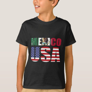 Mexiko USA Flaggenpatriot mexikanische Flagge Amer T-Shirt
