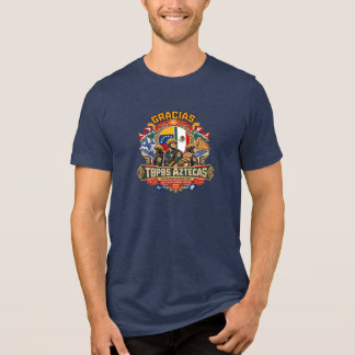 Mexiko-Venezuela Topos Aztecas Rettungsteam-Emblem Tri-Blend Shirt