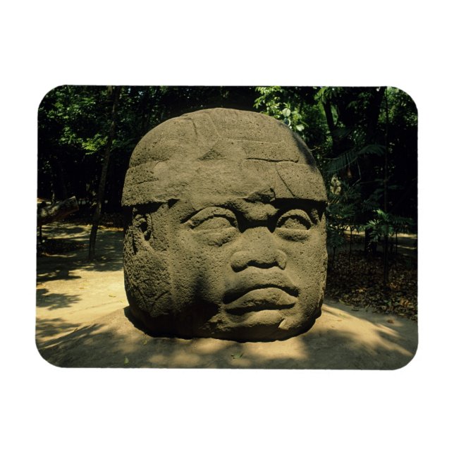 Mexiko, Villahermosa, riesiger Olmec-Kopf, La Vent Magnet (Horizontal)