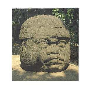 Mexiko, Villahermosa, riesiger Olmec-Kopf, La Vent Notizblock