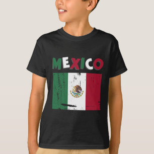 Mexiko Vintag mexikanischer Flaggenpreis - Jersey T-Shirt