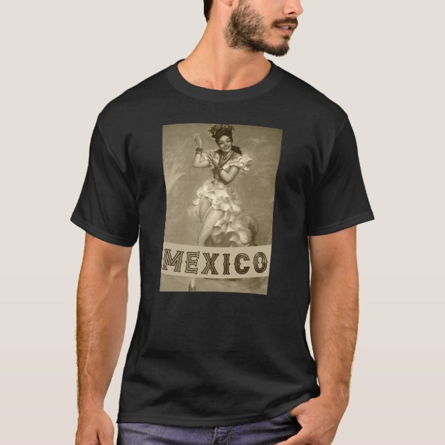 MEXIKO Vintage Kunst - Reisen -   T-Shirt (Vorderseite)
