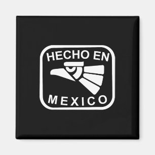 Mexiko Vintage Mexikanische Flagge Stolz Hecho En Magnet