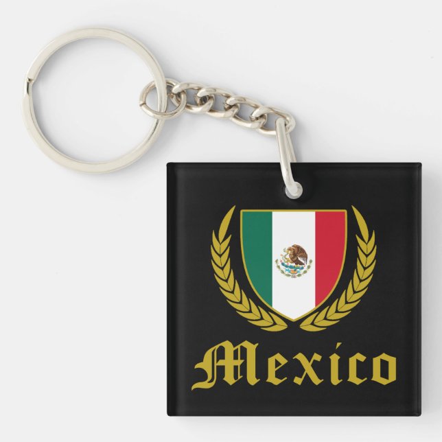 Mexiko-Wappen Schlüsselanhänger (Vorderseite)