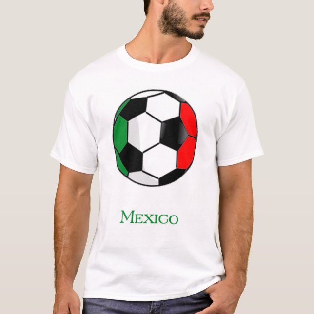 Mexiko-Weltmeisterschaft-Fußball-T - Shirt (Vorderseite)