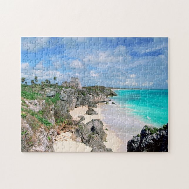 Mexiko, Yucatan, Halbinsel, Ruinen von Tulum, Maya (Horizontal)