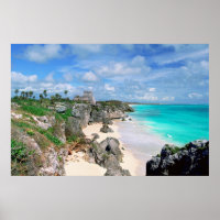 Mexiko, Yucatan, Halbinsel, Ruinen von Tulum, Maya