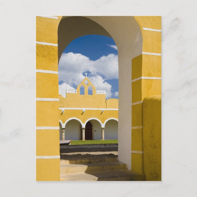 Mexiko, Yucatan, Izamal. Franziskanerkloster 2 Postkarte (Vorderseite)