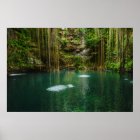 Mexiko, Yucatan, Landschaftlicher See