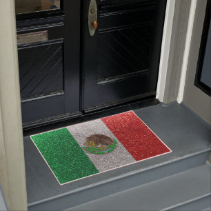 Mexikos Glitzer Mexiko Latinx Begrüßung Zuhause Fußmatte