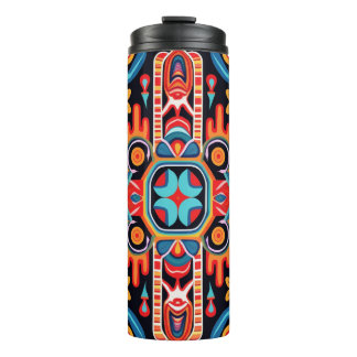 Mexikos Kunst des Huichol Thermosbecher