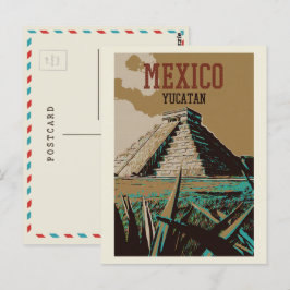 Mexique, Chichén Itzá, Yucatán, ruines mayas Carte