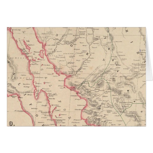 Mexique, États du Nord-Ouest (Devant horizontal)