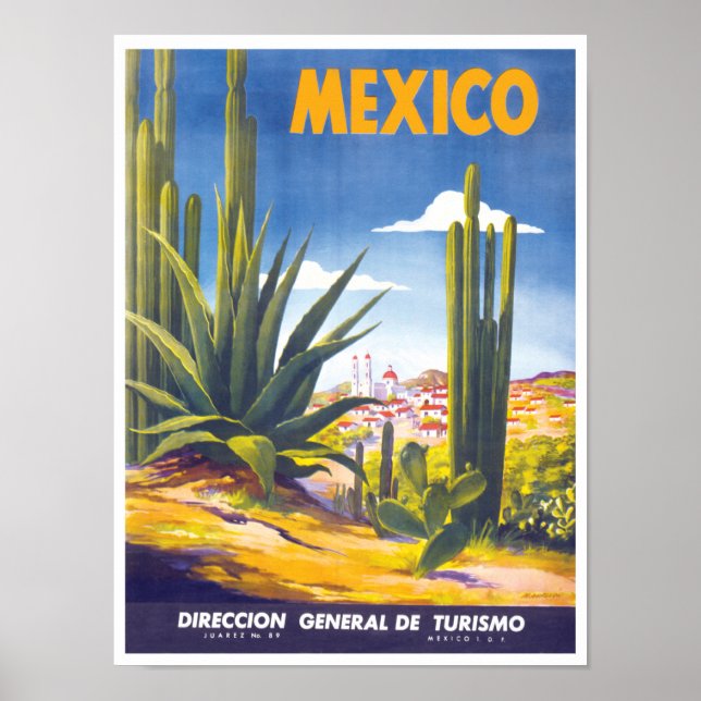 Mexique Poster de voyage 3 (Devant)