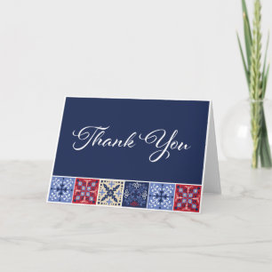 Mexique Talavera Carreaux Mariage Merci Cartes