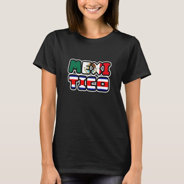 MEXITICO Mexico and Costa Rica T-Shirt (Vorderseite)