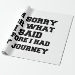 MEY JOURNEY GESCHENKPAPIER<br><div class="desc">Liebe, Comic, Funny, Herz, Spaß, Symbole, Vintage Sportarten, Cool, Retro, Geburtstag, Party, Spaß</div>