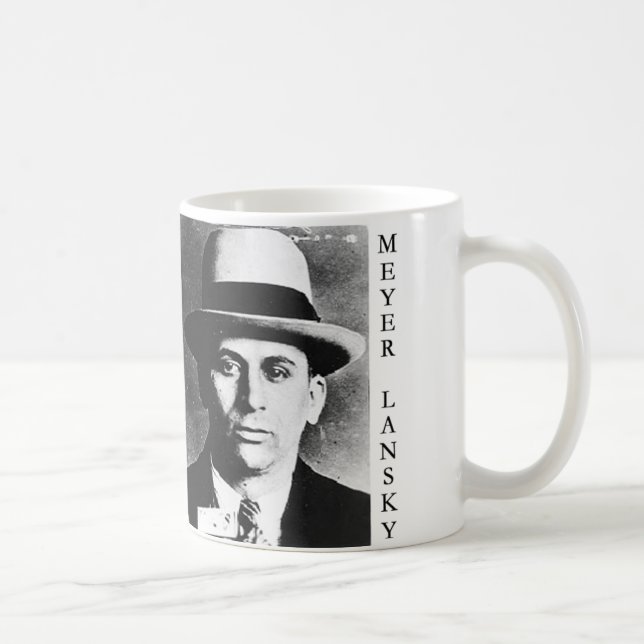 Meyer Lansky Mugshot Kaffeetasse (Rechts)