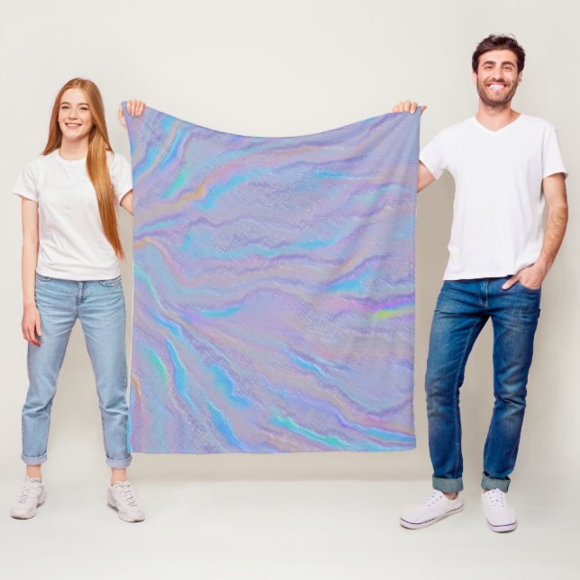 Mezmerisierung des irideszierenden Steins Fleecedecke (Beispiel)