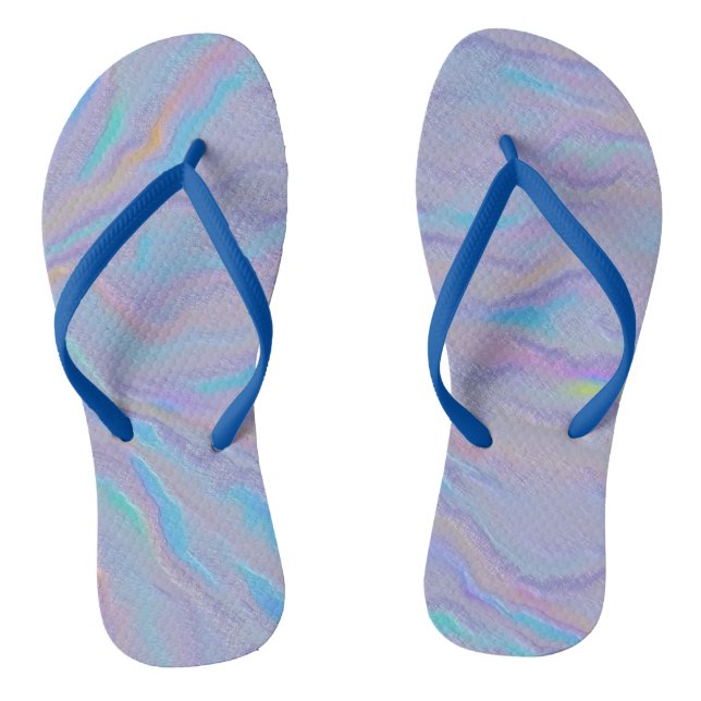 Mezmerisierung des irideszierenden Steins Flip Flops (Fußbett)