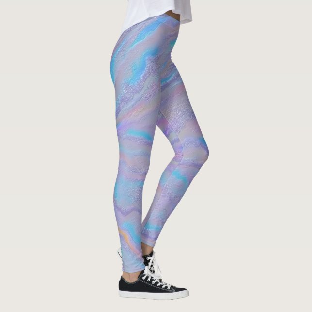 Mezmerisierung des irideszierenden Steins Leggings (Rechts)