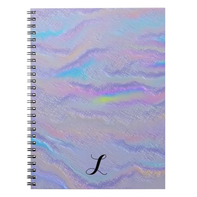Mezmerizing Iridescente Pierre Carnet photo spiral (Devant)