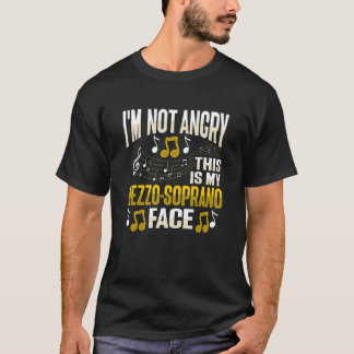 Mezzo-Soprano Voice Design für ein Chormitglied T-Shirt