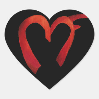 MF Logo Herz-Aufkleber