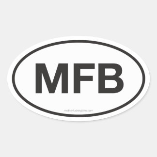 MFB-Erbe Ovaler Aufkleber