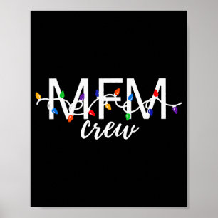 Mfm Crew Weihnachten Maternal Fetal Medicine Fraue Poster