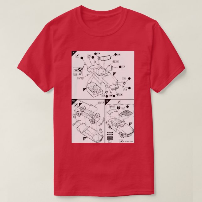 MG Airfix-Wiederherstellung T-Shirt (Design vorne)