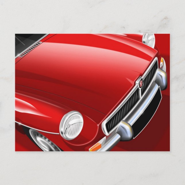 MG B Postkarte (Vorderseite)