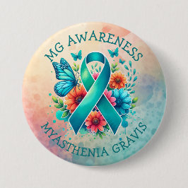 MG-Bewusstsein | Myasthenia Gravis Ribbon Button