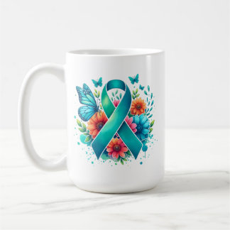 MG-Bewusstsein | Myasthenia Gravis Warrior Ribbon Kaffeetasse