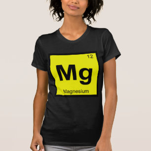 Mg - Magnesium Chemie Periodensystem Symbol T-Shirt