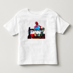 MG. MAUS MACHT EINE WEIHNACHTSMANNMÜTZE KLEINKIND T-SHIRT