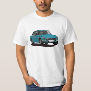 MG MGB GT - blau - türkisfarben - wählen Sie ein T-Shirt