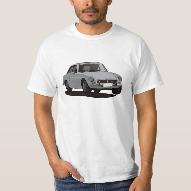 MG MGB GT V8 - grau T-Shirt (Vorderseite)