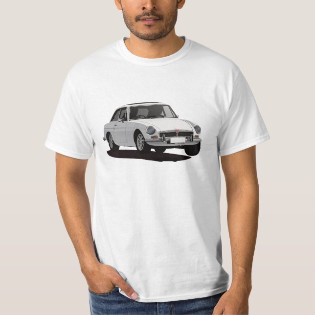 MG MGB GT - weiß T-Shirt (Vorderseite)