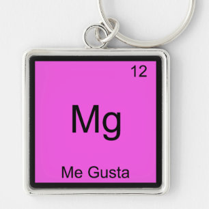 Mg - Mir gefällt lustiges Element Meme Chemie T-Sh Schlüsselanhänger