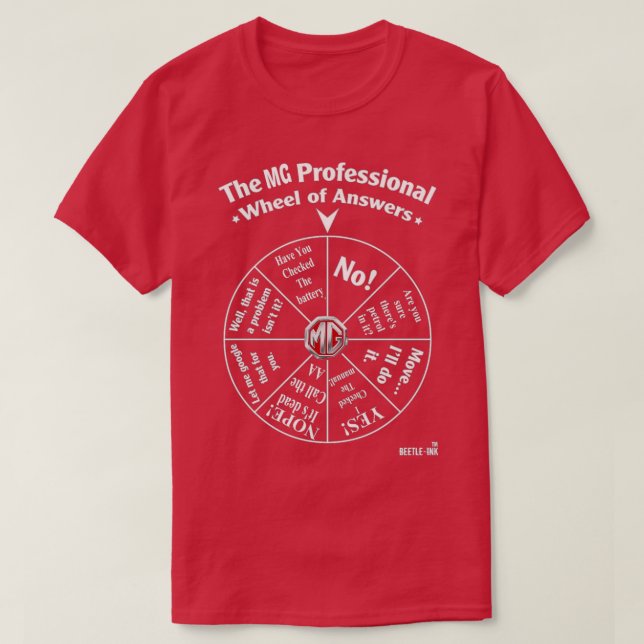 MG Räder Antworten T-Shirt (Design vorne)