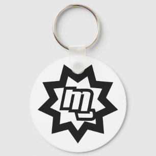 MG-Symbol-Schlüsselanhänger (B/W) Schlüsselanhänger