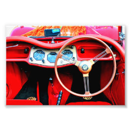 MG TA Classic Sports Car Räume Fotodruck