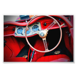 MG TA Classic Sports Car Räume Fotodruck