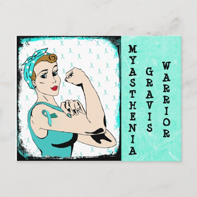 MG Warrior Lady Postcard Postkarte (Vorderseite)