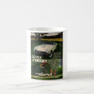 MG-Zwerg gehen Fliege ein Miniaturdrachen Briten Kaffeetasse