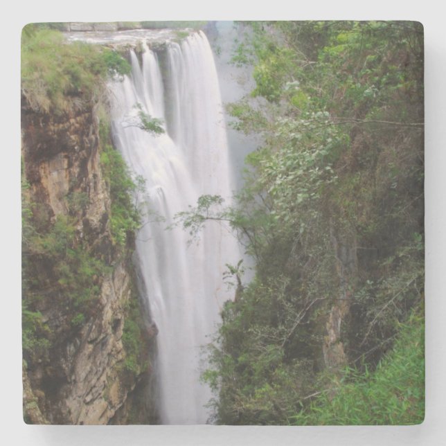 Mgawa Falls, in der Nähe von Lusikisiki, Wild Coas Steinuntersetzer (Vorderseite)